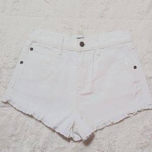 Ruffle Trim Cheeky Shorts